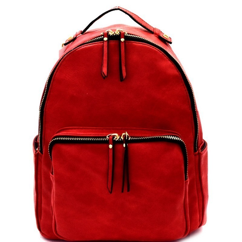 canvas multi pocket backpack